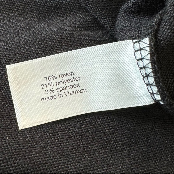 Lane Bryant plus size Side Tie Wrap Sweater.  Black. Size 30/32. V neck - Picture 4 of 6